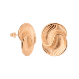 Winding Spiral Studs Roségold