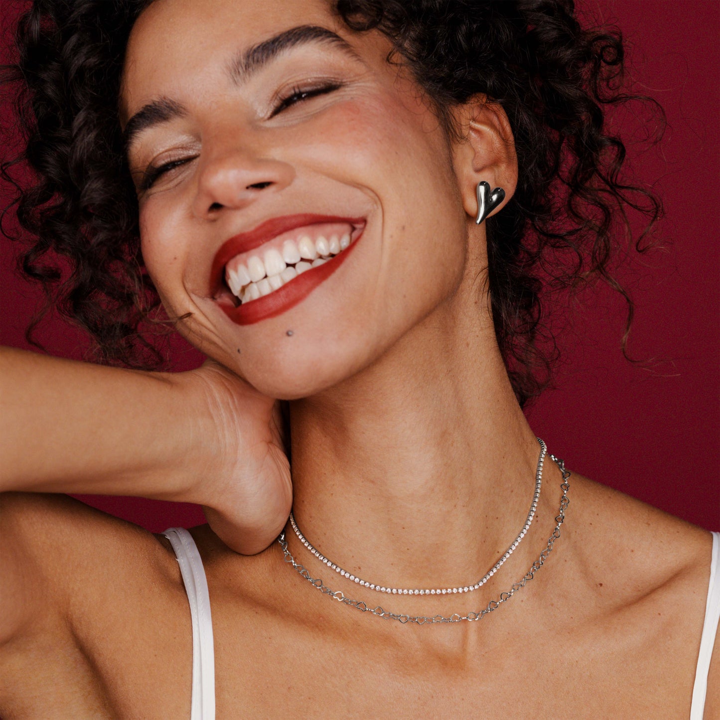 Glitz 'n' Glam Necklace Silber