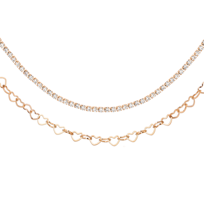 Glam Lover Necklace Bundle Roségold