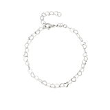 Heart after Heart Bracelet Silber