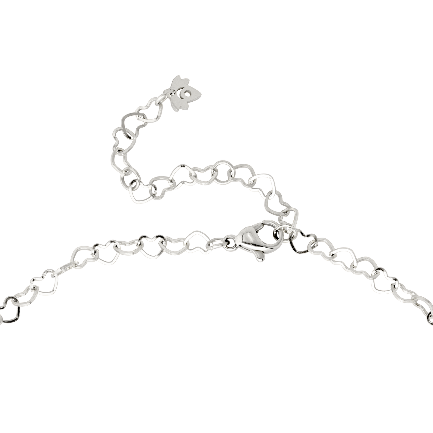 Heart after Heart Necklace Silber