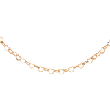 Heart after Heart Necklace Roségold