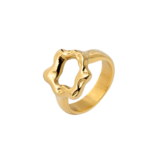 Melting Donut Ring Gold