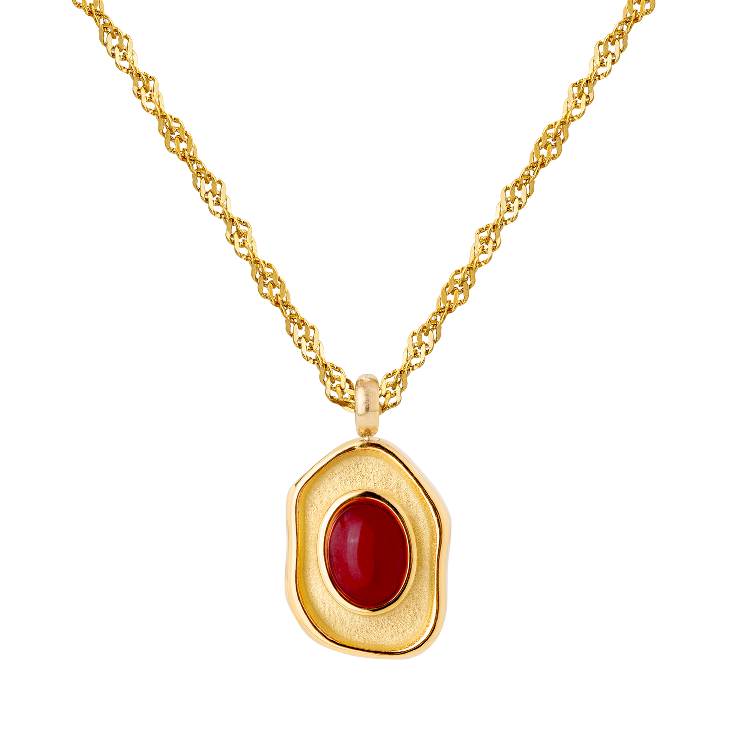 Scarlet Treasure Necklace Gold