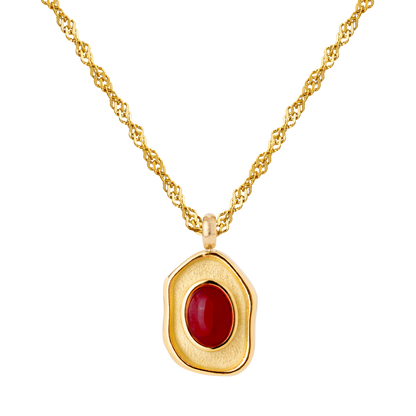 Scarlet Treasure Necklace Gold