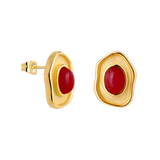 Scarlet Treasure Studs Gold