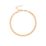 Slim Herringbone Bracelet Roségold