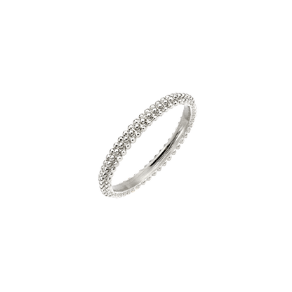 Bead it Ring Silber