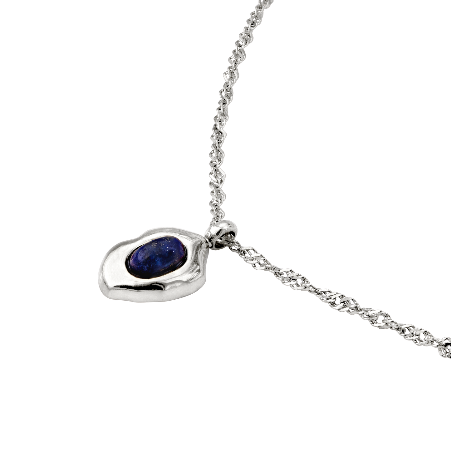 Blue Breeze Necklace Silber