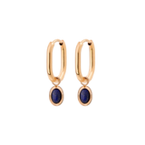 Blue Breeze Oval Hoop Set Baby Roségold