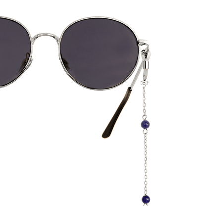 Blue Bay Sunglasses Chain Silber