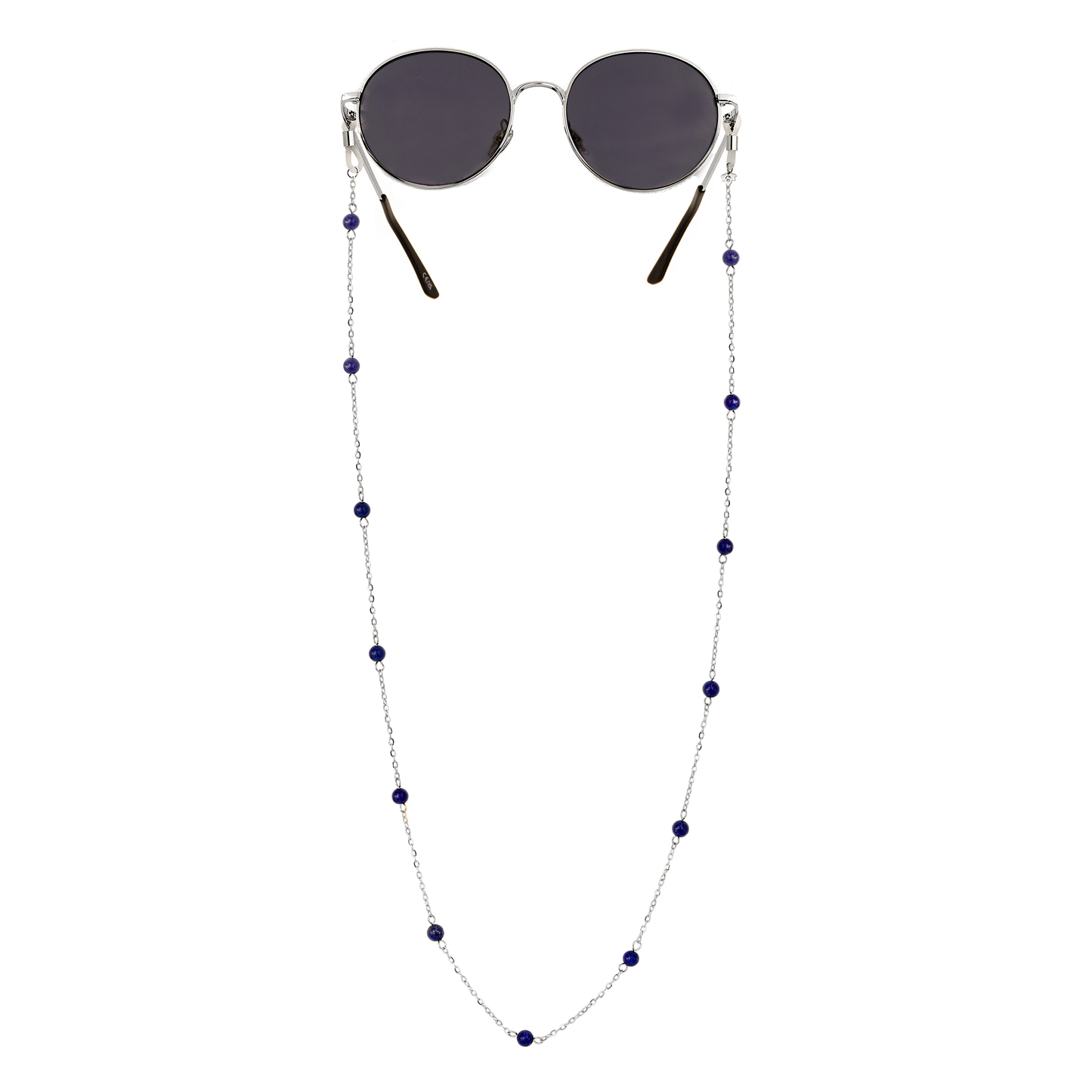 Blue Bay Sunglasses Chain Silber