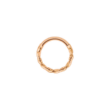 Curly Twist Piercing Roségold