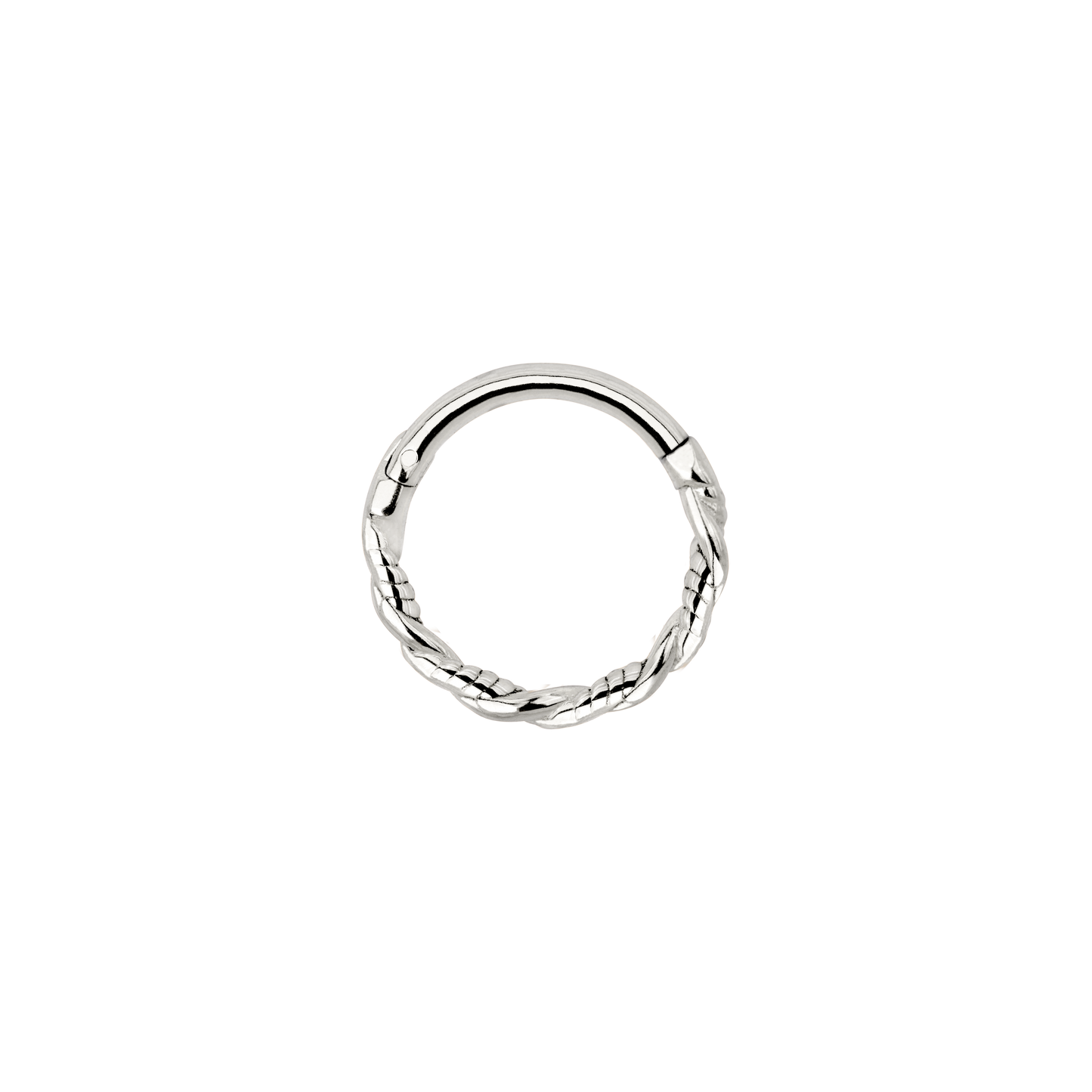Curly Twist Piercing Silber