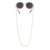 Curly Twist Sunglasses Chain Gold