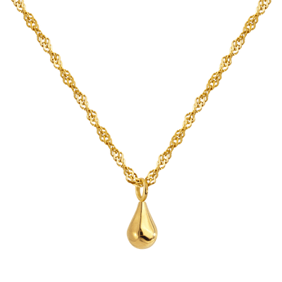 Drop it Necklace Gold