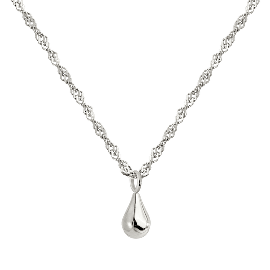Drop it Necklace Silber