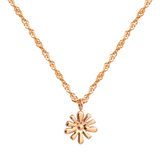Flowery Necklace Roségold