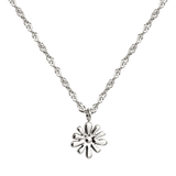 Flowery Necklace Silber