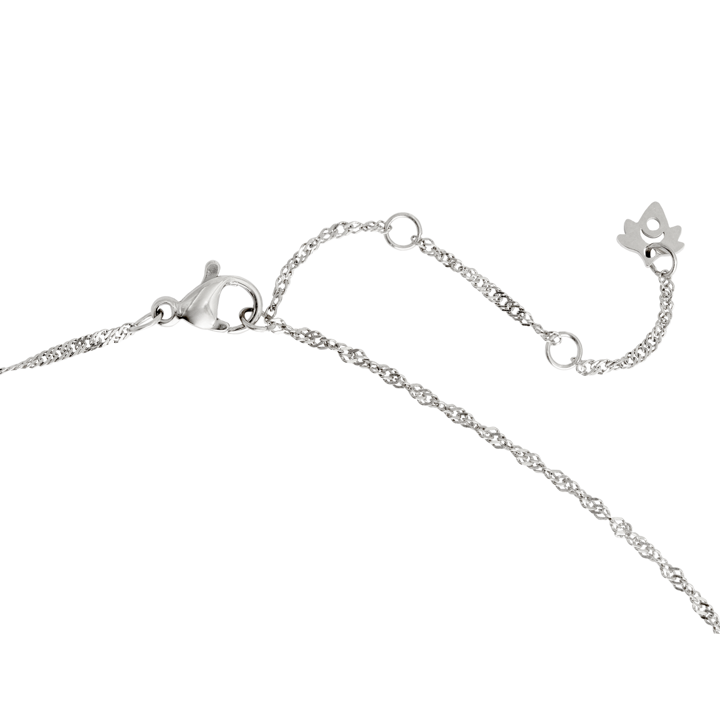 Flowery Necklace Silber