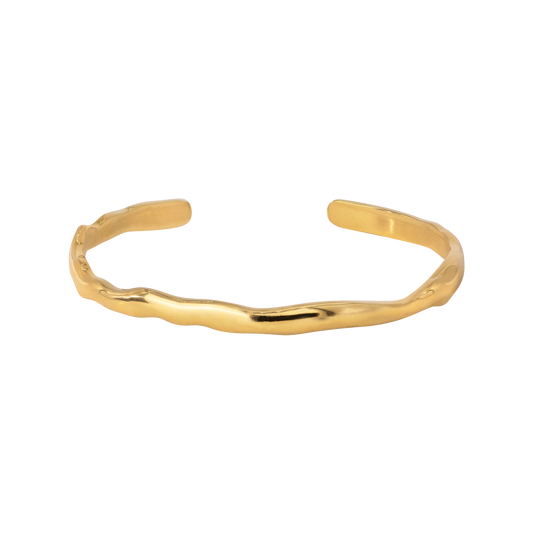 Flowing Bangle Gold