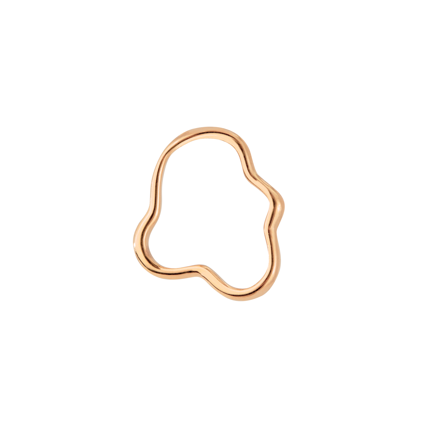 Forming Fluids Oval Hoop Set Baby Roségold