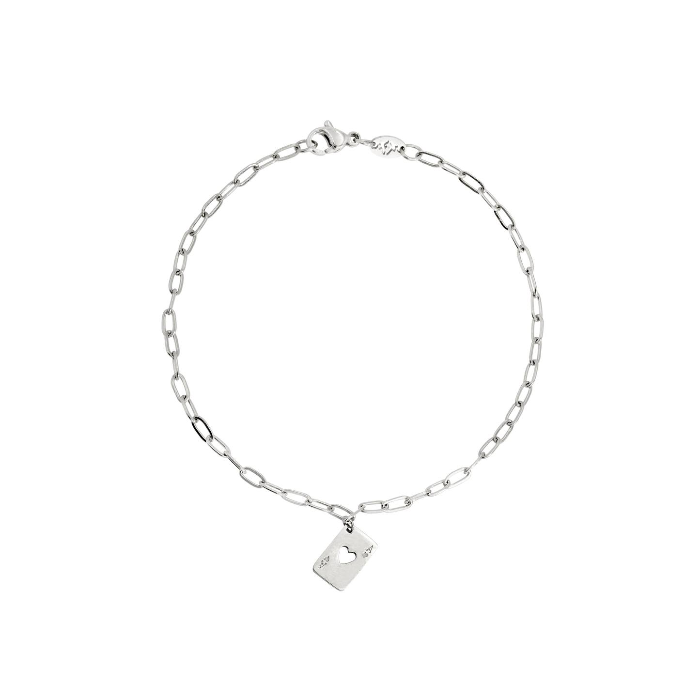 Ace Up the Sleeve Bracelet Silber