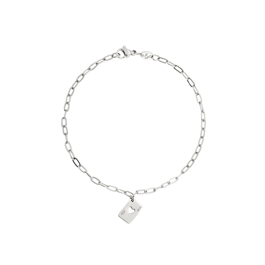 Ace Up the Sleeve Bracelet Silber