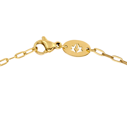 Heart Ace Necklace Gold