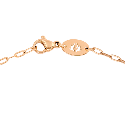 Heart Ace Necklace Roségold