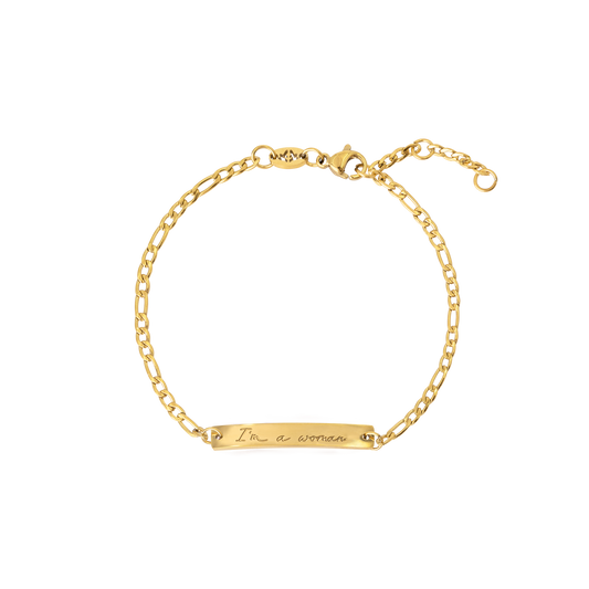 I'm a Woman Bracelet Gold