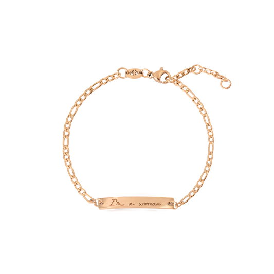 I'm a Woman Bracelet Roségold