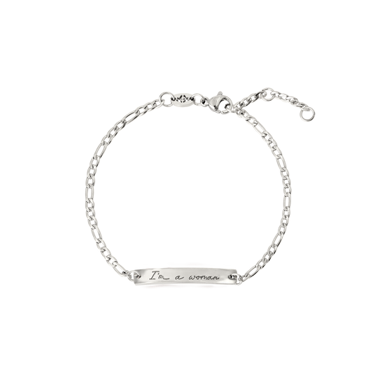 I'm a Woman Bracelet Silber