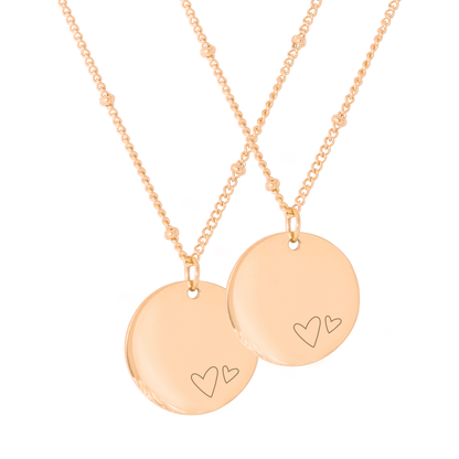Mother & Daughter Necklace Bundle Roségold