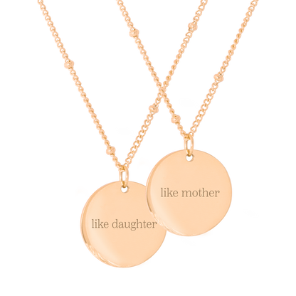 Mother & Daughter Necklace Bundle Roségold