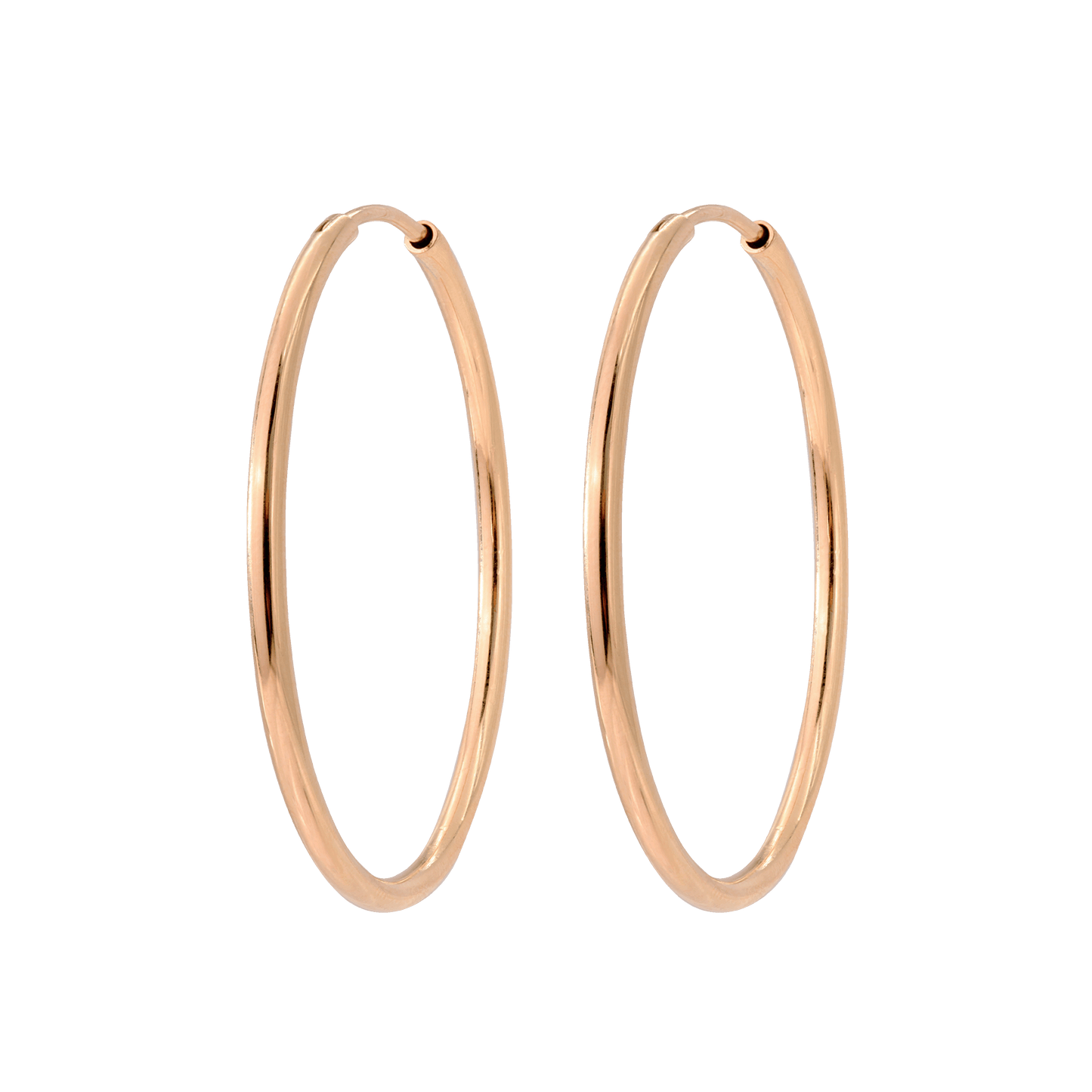 Maxi Hoops Roségold