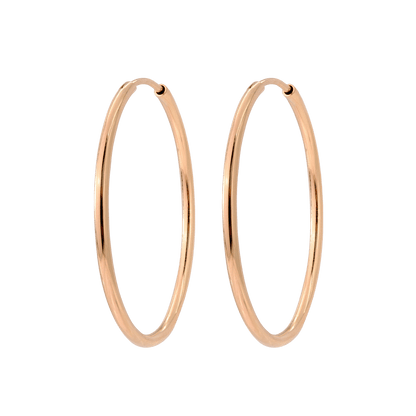 Maxi Hoops Roségold