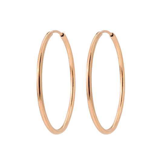 Maxi Hoops Roségold