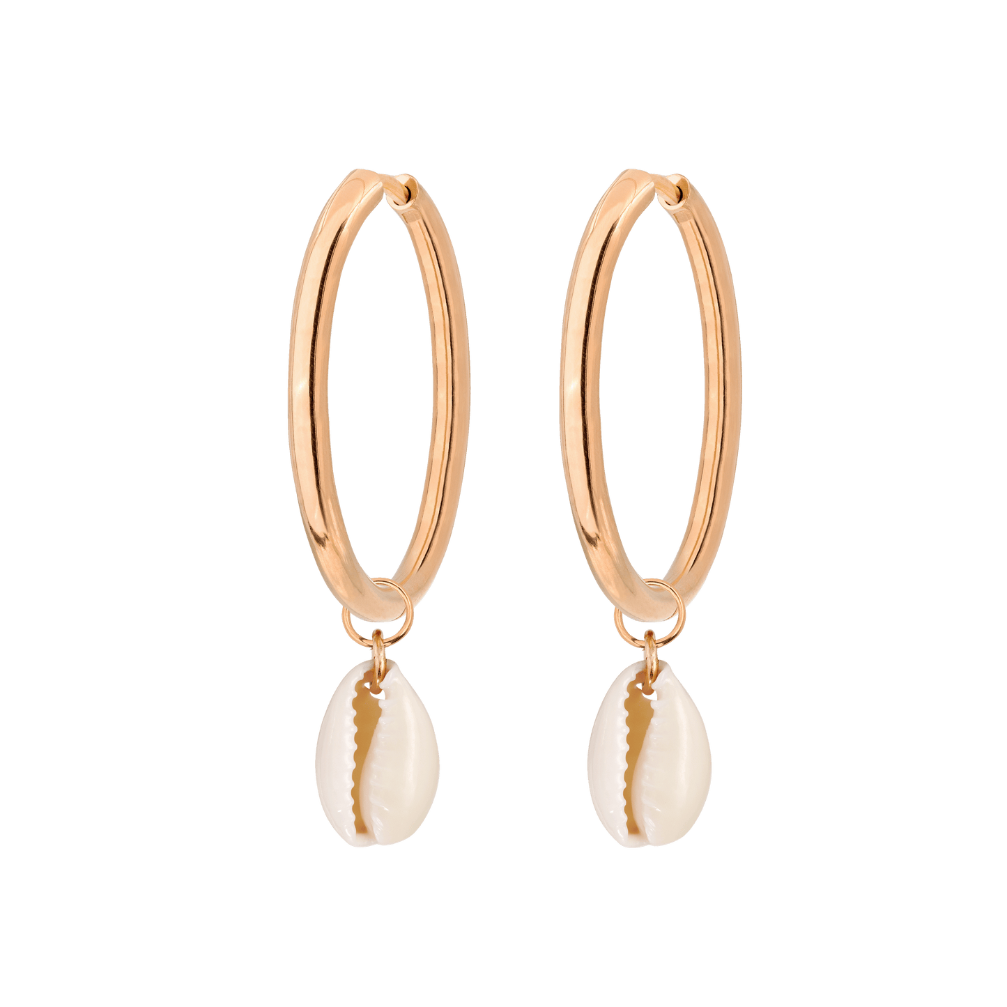 Ocean Whisper Hoop Set Large Roségold