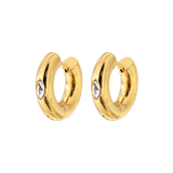 Phat Glowy Hoops Gold