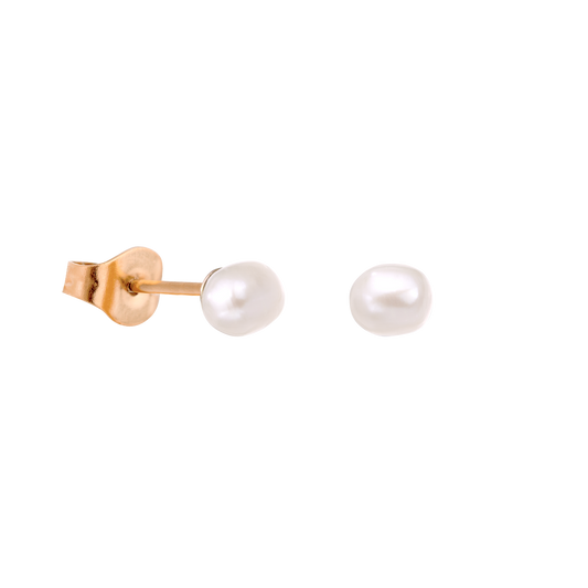 Pure Pearl Studs Roségold