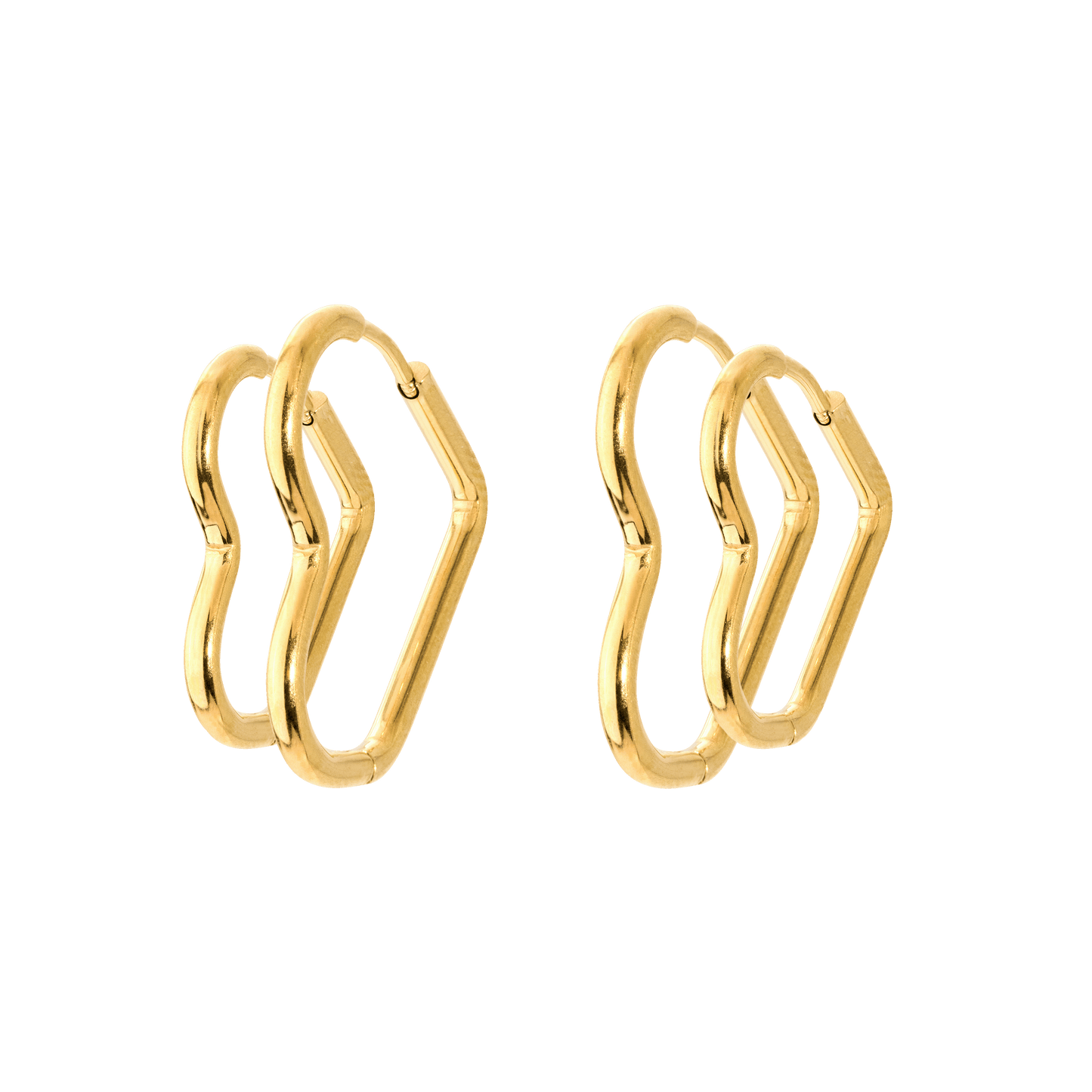 Heartily Hoop Set Gold