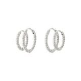 Twisted Hoop Bundle Small Silber