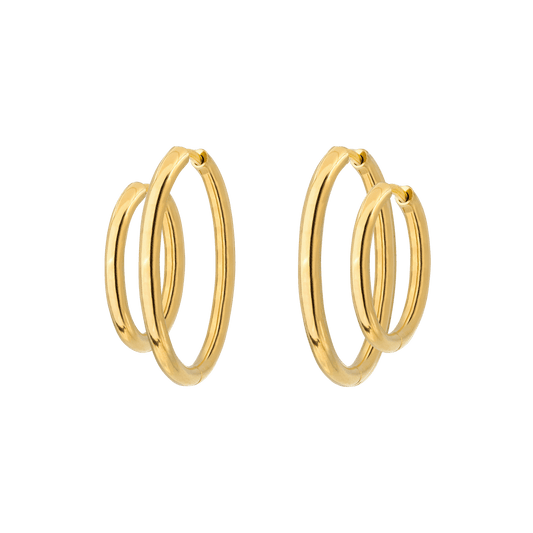 Clean Hoop Bundle Midi Gold