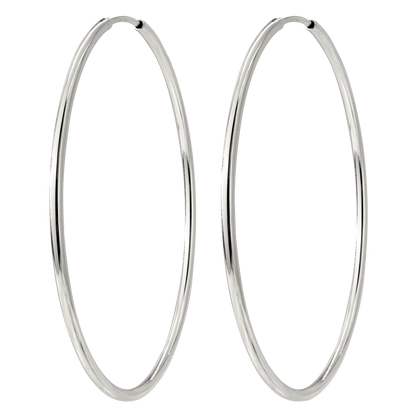 Super Maxi Hoops Silber