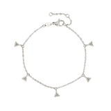 Tiny Beads Bracelet Silber