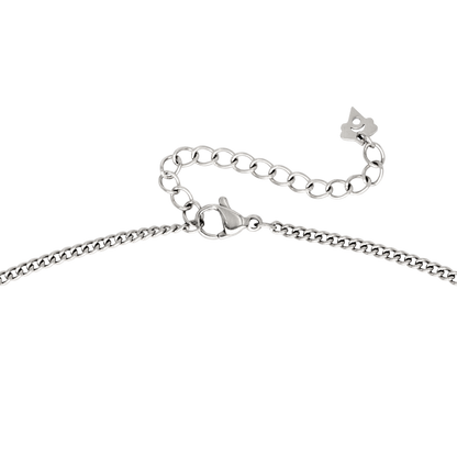 Tiny Beads Necklace Silber