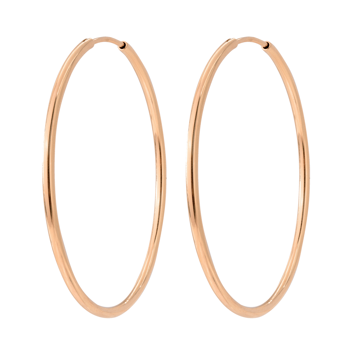 Extra Maxi Hoops Roségold