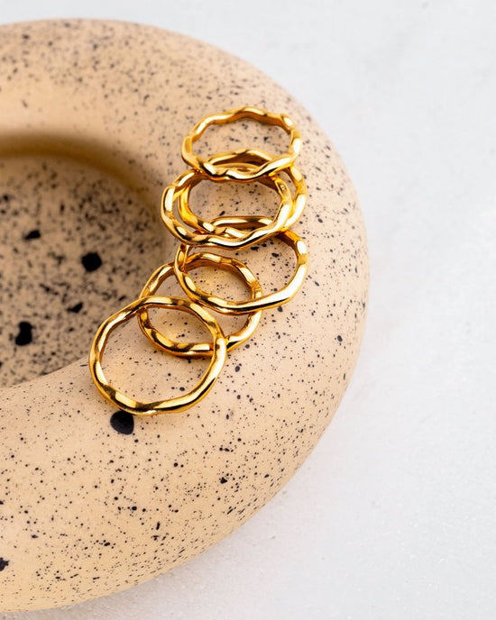 Flowing Ring Silber