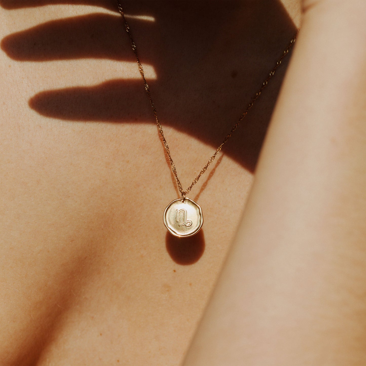 Zodiac Necklace – Capricorn / Steinbock Roségold